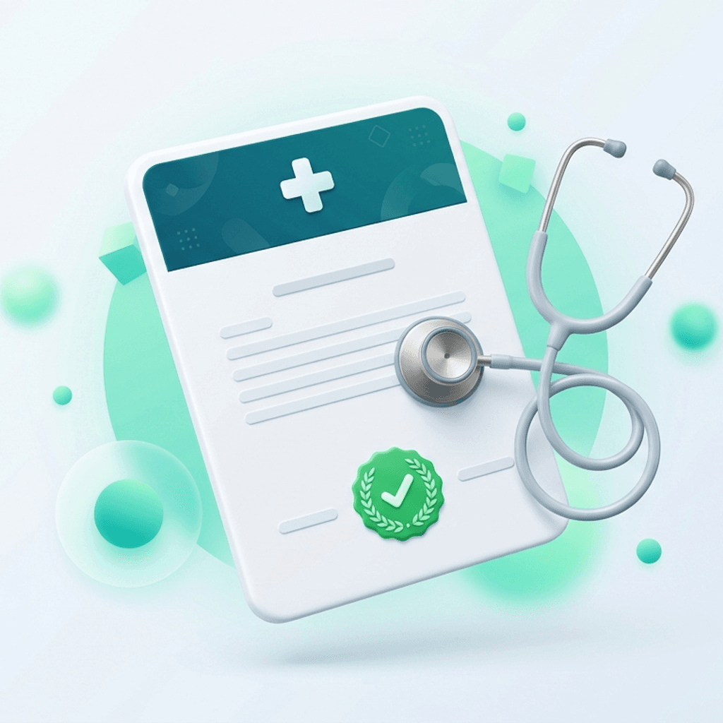 Ilustrasi surat keterangan dokter digital Sehat Cepat